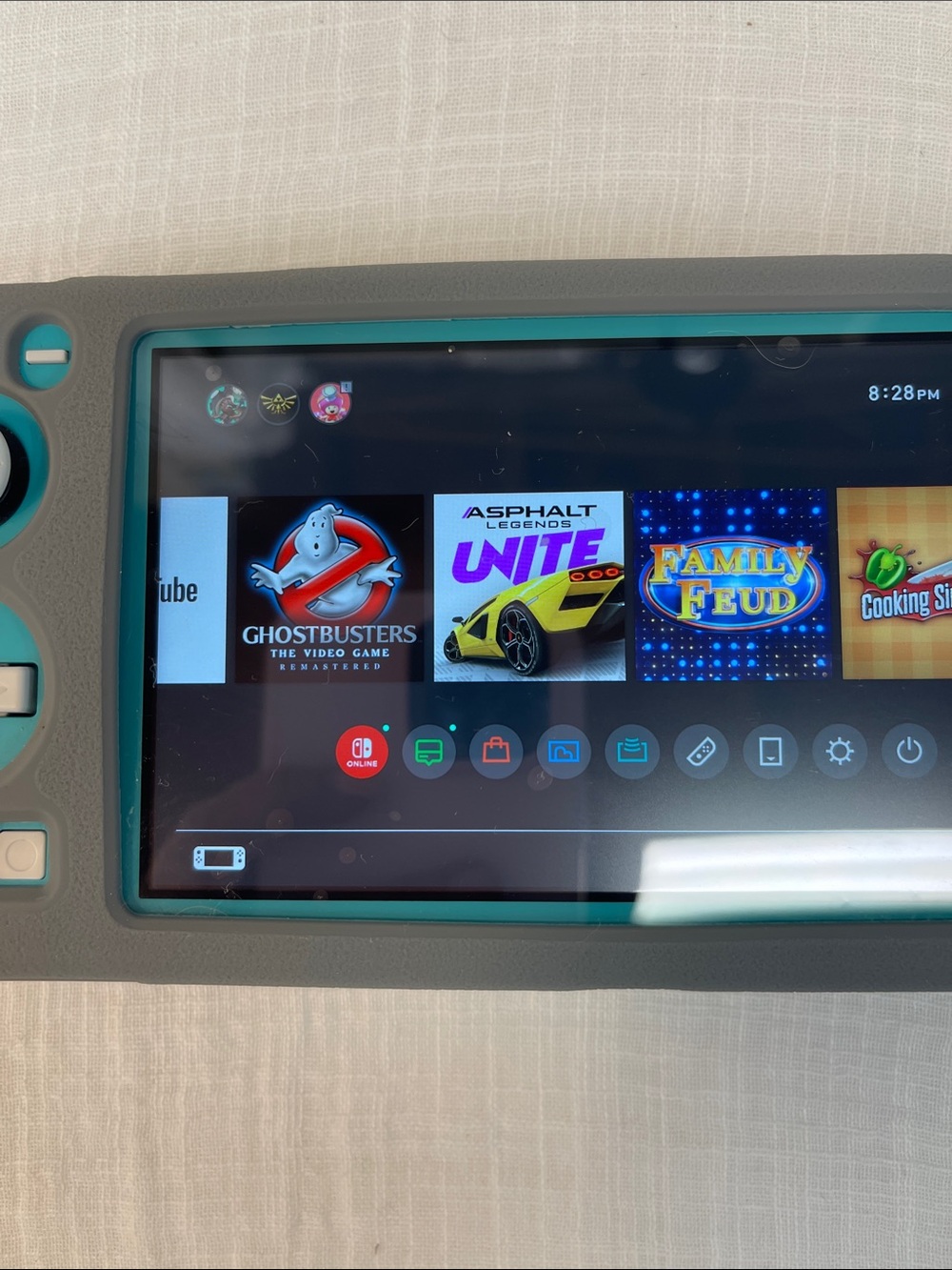 Nintendo Switch Lite Handheld Console w/ Subnautica, Case & Charger Bundle - Picture 4 of 16